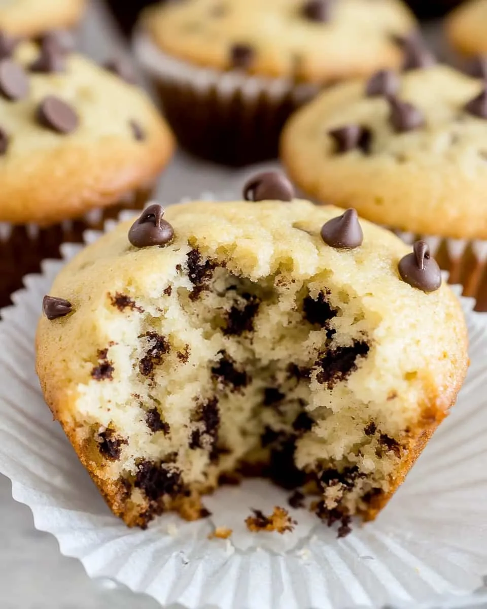 Mini Chocolate Chip Muffins Recipe – Easy & Moist