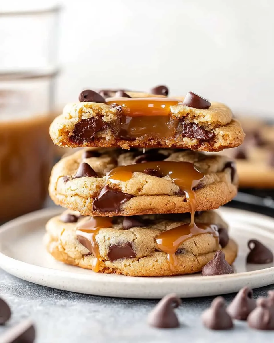 Caramel Chocolate Chip Cookies – The Ultimate Gooey & Chewy Treat
