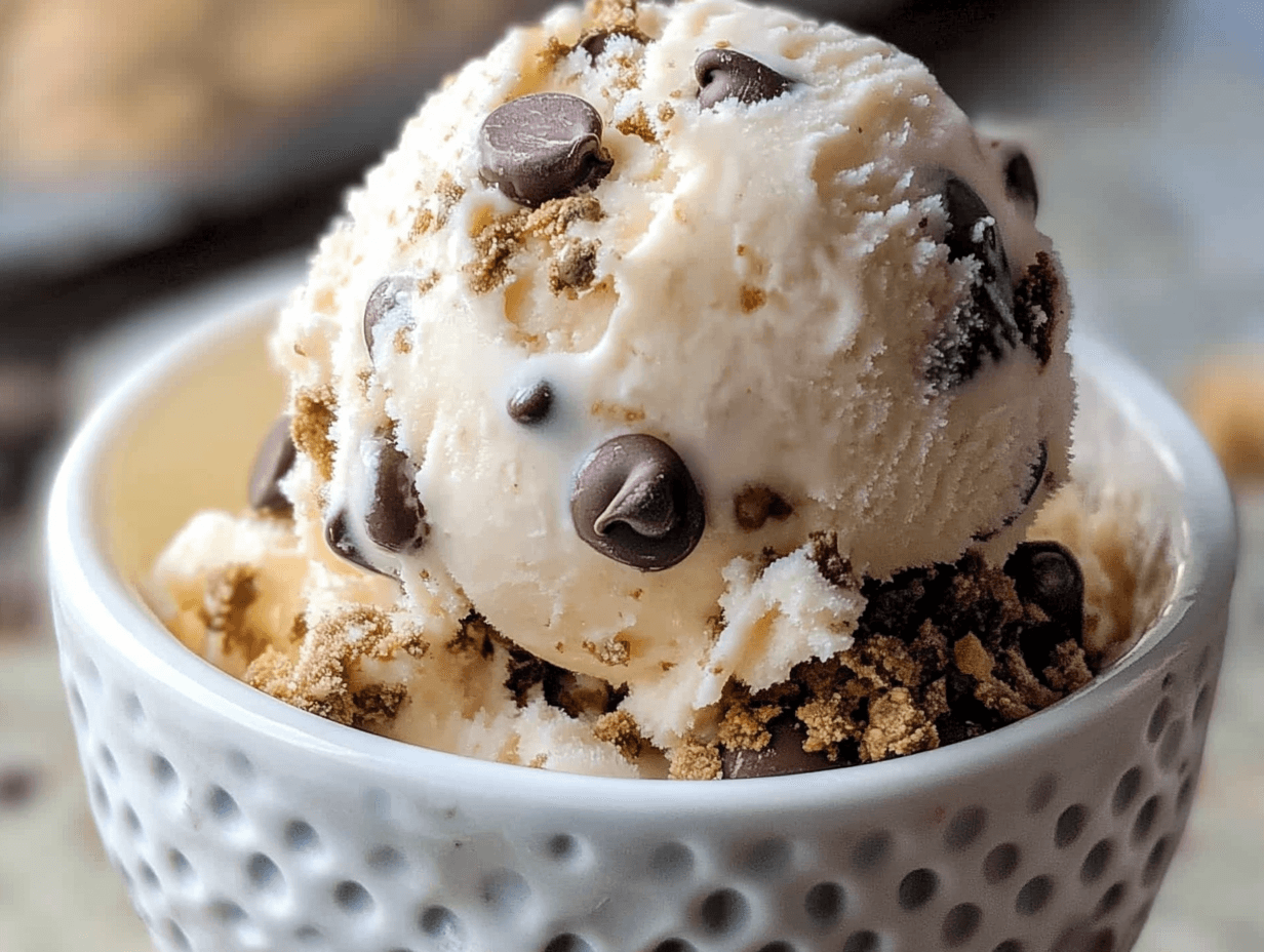 Chocolate Chip Cookie Dough Ice Cream – Creamy, Chunky & Easy to Make at Home