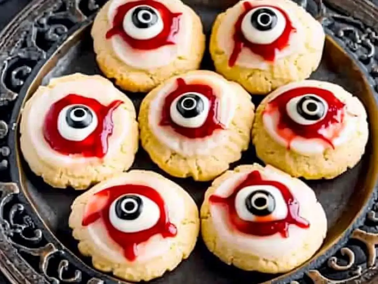 Eyeball Cookies: A Fun Treat for Halloween Parties!