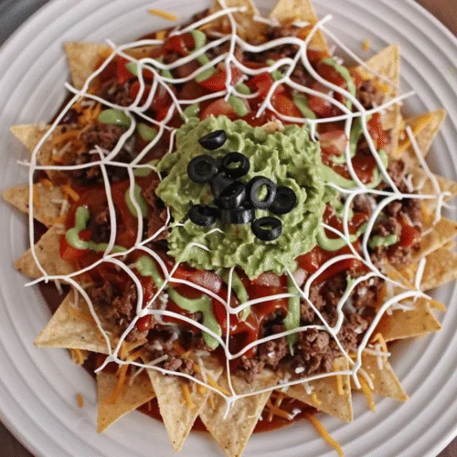Spiderweb Nachos: A Fun Twist on Classic Nachos! 1 spiderweb nachos