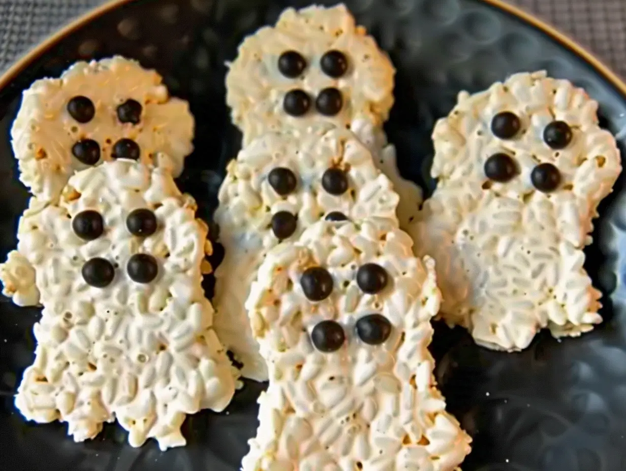 Ghost Rice Krispies Make a Spooky Treat for Halloween