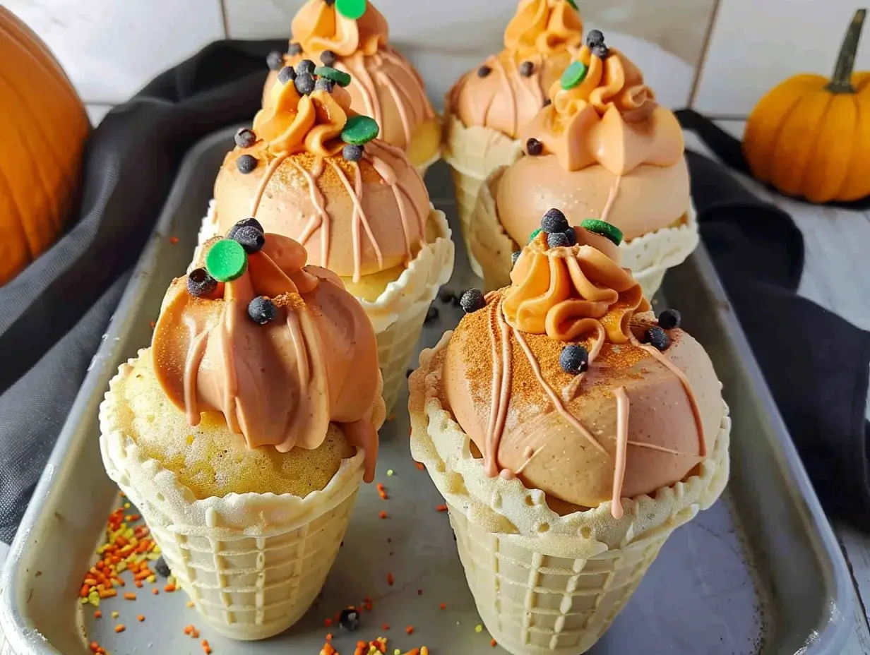 Pumpkin Cupcake Cones: A Fun Fall Treat Recipe!