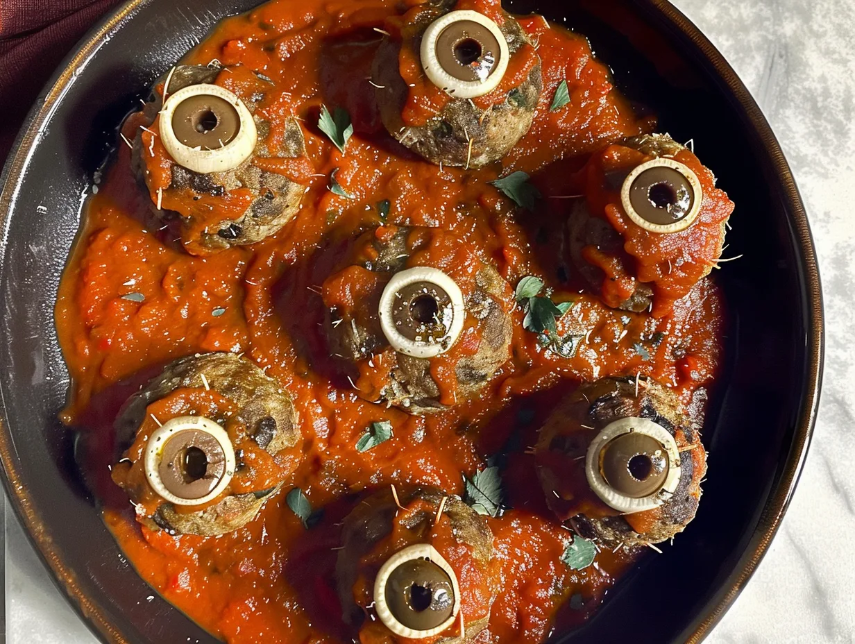 Eyeball Meatballs: A Spooky Recipe for Halloween Fun!